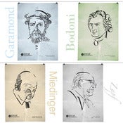 Image of The great typographers – Poster series