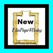 Image of ♡Gold Square BamBoo♡  ♡Earrings♡  