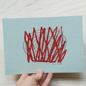 Image of Red grass - screenprint