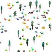 Image of The wolf and the flower - print