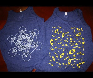 Eyes x Metatron's Cube Tank Tops