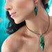 Image of Jewel Wing Necklace and Earrings