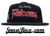 Image of Vintage Deadstock Atlanta Falcons Sports Specialties Script Snapback Cap