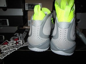 Image of Air Jordan 2012 Deluxe "Neon/Wolf Grey"