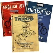 Image of English 101 DVD, English 102 DVD & Triumph 650 Rebuild DVD - 3 DVD Set