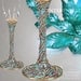 Image of Champagne Toasting Flute Intertwined Pearl