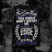 Image of #2 "STRAIGHTEDGE" FIRST BLOOD/TCT COLLABORATION T-SHIRT