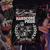 Image of #3 "HARDCORE" FIRST BLOOD/TCT COLLABORATION T-SHIRT