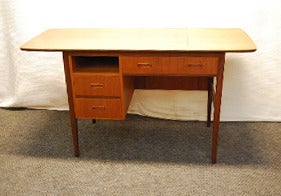 Image of BUREAU SCANDINAVE EN TECK -REF.1214