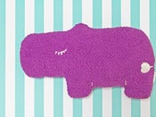 Image of 'Hippo' Cushion 