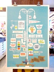 Image of Manhattan City Print