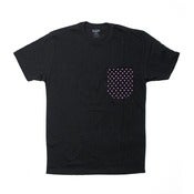 Image of Pocket Dots Tee In Black By PUREFILTH