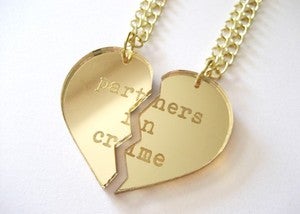 Image of Partners in Crime Necklace Set - Gold