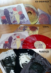 Image of 'BLACK MOUTHS' or BUNDLE (Album + Tshirt)