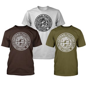 Image of Ground Fighter "Last Breath" Shirts - Green, Brown, & Silver