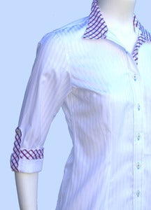 Image of White Stripe / Grape Grid / Aqua - LIMITED EDITION - SOLD OUT