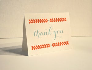 Image of Cheerful Thank you note