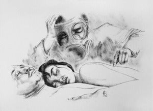 Image of 'Oldboy' dedication, Original Ink Drawing