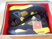 Image of Air Jordan 4 IV Retro "Thunder" 2012  