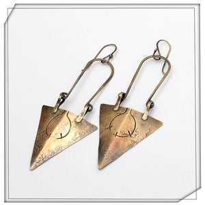 Image of Drop Arrow Earrings
