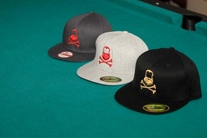 Image of Team Beard Gray Fitted / Dark Gray Snap Back