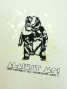 Image of Against Me! - FFF Fest 2012 Silk-Screened Tour Poster