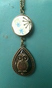 Image of I love owls necklace