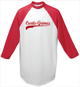 Image of Unisex RED baseball shirt