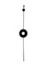 Image of Matte Black Circle Bracelet