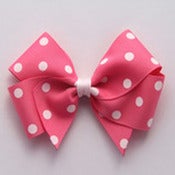 Image of Pink polkadot Bow