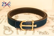 Image of Cinturón Reversible Azul / Negro  