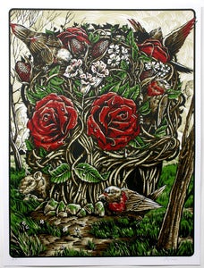 Image of Skull Bush art print.