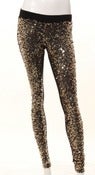Image of sequin front leggings