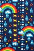Image of Rainbowphant organic cotton jersey (by the half metre)