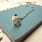 Image of Hedgehog Ceramic Necklace