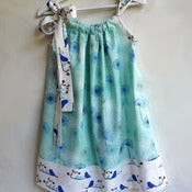 Image of 'Mamma Birds' Blue Dress