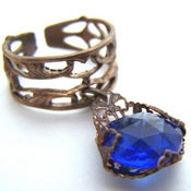 Image of SALE Flourish Ring in Amber, Sapphire or Aqua ($10 off)