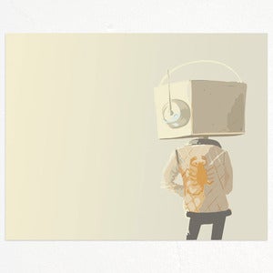 Image of Drive, a robot tribute print