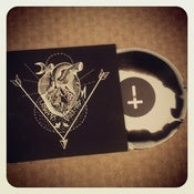 Image of Coilguns/Nvrvd split 10" - Black & Grey Marble