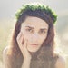Image of athena - natural boxwood crown