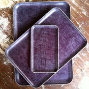Image of Fog Linen Tray: Pansy