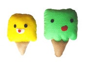 Image of FELT ICE CREAM FRIENDS (HANDMADE)