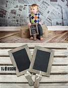Image of Whitewash Chalkboard with Handle - NEW - Photography Prop