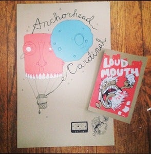 Image of Anchorhead/Cardinal Split Poster w/ Zine