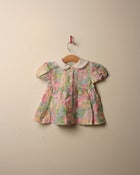 Image of c. 1980s floral dress with knickers