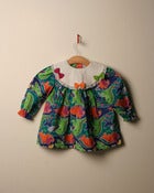 Image of c. 1980s dinosaur print dress