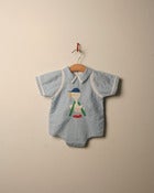 Image of c. 1980s baseball duck romper