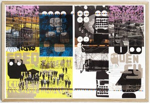 Image of 'Lost Control' Overprinted Poster