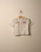Image of c. 1950s peter pan collar blouse