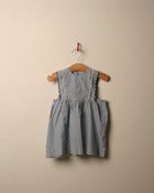 Image of c. 1970s striped pinafore dress